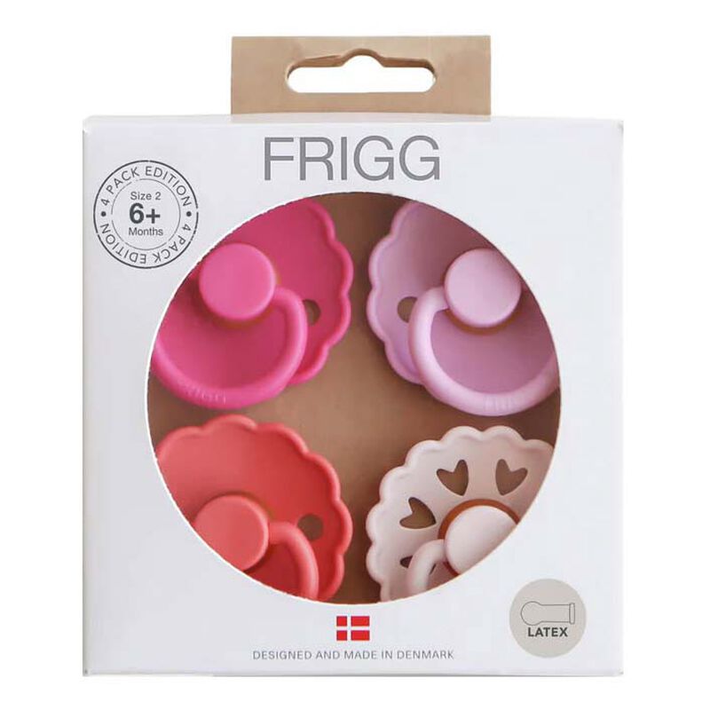 FRIGG 4-Pack Pacifiers - Latex Size 2 image number 0